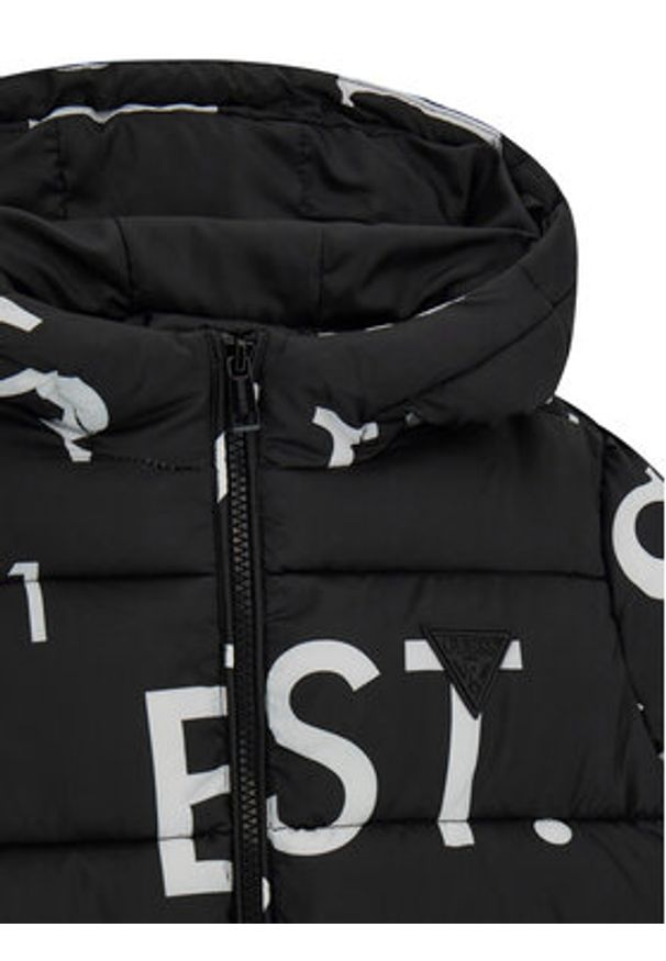 Guess Kurtka zimowa H5BJ00 WCFM0 Czarny Regular Fit. Kolor: czarny. Materiał: syntetyk. Sezon: zima