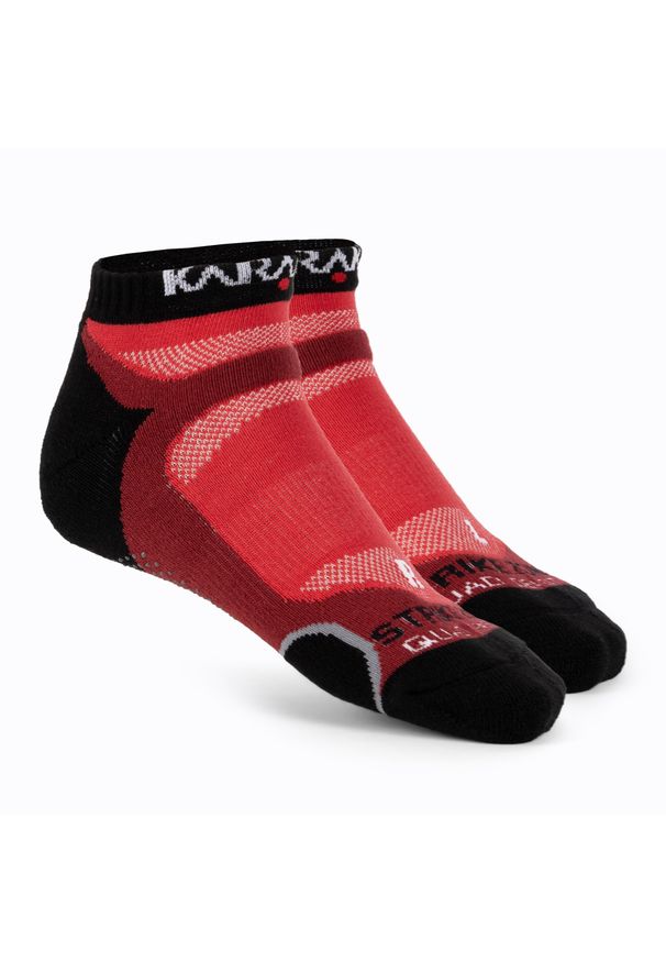 KARAKAL - Skarpety tenisowe Karakal X4 Trainer. Kolor: wielokolorowy, czarny, czerwony. Sport: tenis