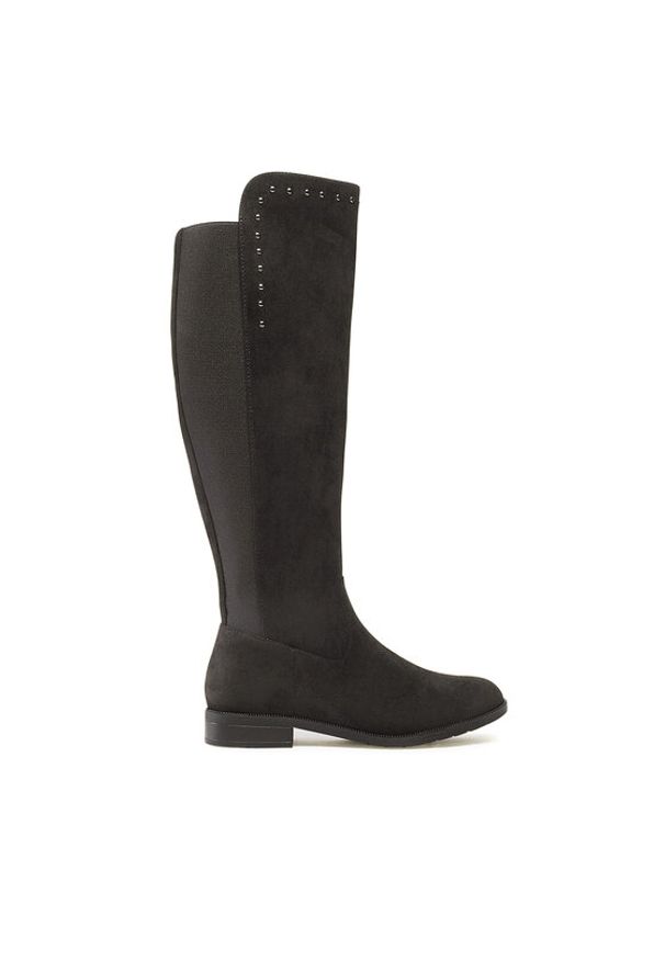 Jenny Fairy Kozaki LS3523-60 Czarny. Kolor: czarny. Materiał: materiał