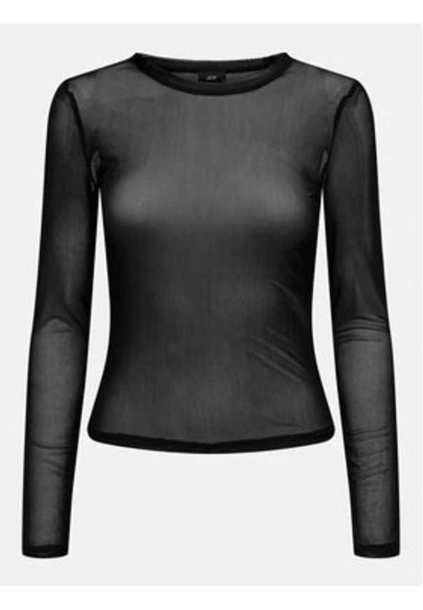 JDY Bluzka Elsa 15303787 Czarny Slim Fit. Kolor: czarny. Materiał: syntetyk