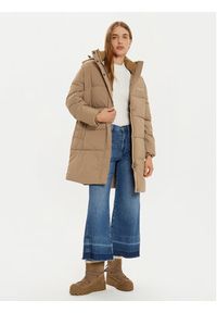 Guess Jeans Kurtka zimowa W4BL24 WGII2 Beżowy Regular Fit. Kolor: beżowy. Materiał: syntetyk. Sezon: zima #5