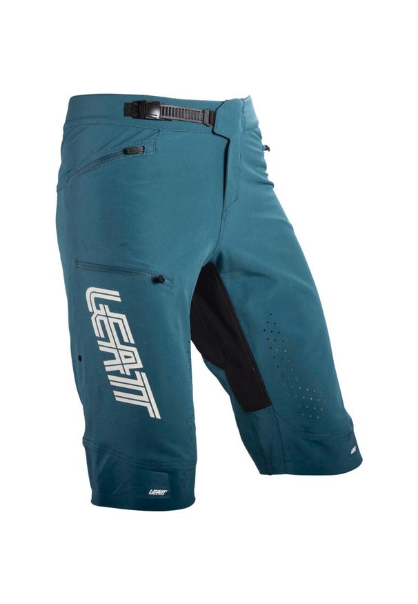 Spodenki rowerowe LEATT Shorts MTB Gravity 4.0. Kolor: zielony, niebieski, wielokolorowy. Sport: kolarstwo