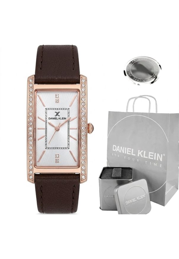 Zegarek Daniel Klein Zegarek damski Daniel Klein CARINA brązowy. Kolor: brązowy