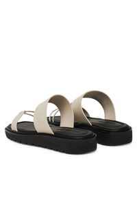 Calvin Klein Jeans Klapki Rope Sandal Soft Lth Mg YW0YW01864 Écru. Materiał: skóra #6
