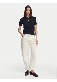 TOMMY HILFIGER - Tommy Hilfiger Sweter WW0WW49362 Granatowy Slim Fit. Kolor: niebieski. Materiał: bawełna #4