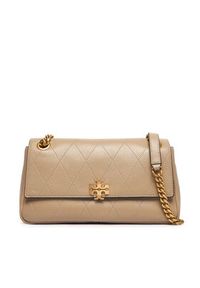 Tory Burch Torebka Charlie Quilted Small Shoulder Bag 185829 Kremowy. Kolor: kremowy. Materiał: skórzane #4