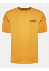 Quiksilver T-Shirt Tc Snap EQYZT07672 Żółty Regular Fit. Kolor: żółty. Materiał: bawełna #1