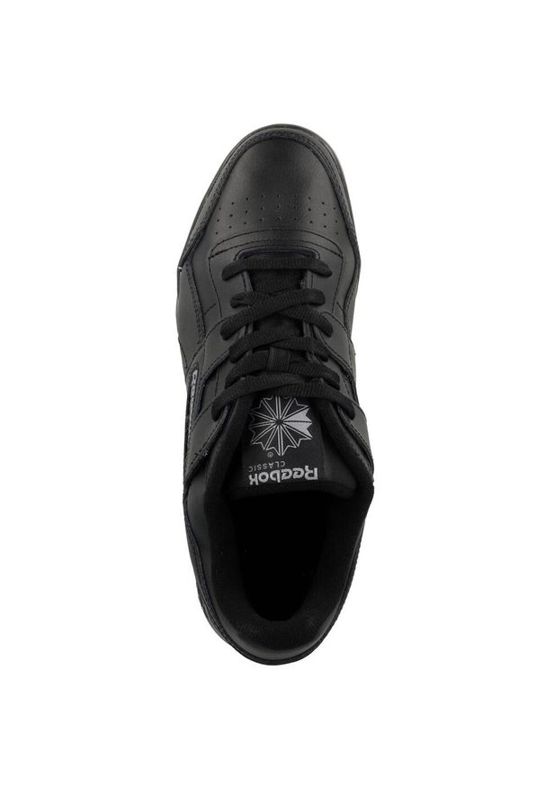 Reebok - Buty na co dzień męskie REEBOK WORKOUT PLUS skóra. Okazja: na co dzień. Kolor: czarny. Materiał: skóra. Model: Reebok Workout. Sport: turystyka piesza