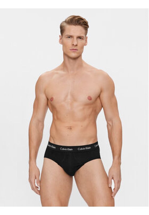 Calvin Klein Underwear Komplet slipów 0000U2661G Czarny. Kolor: czarny. Materiał: bawełna