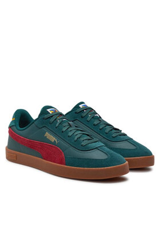 Puma Sneakersy Club II Era Year of Sports 399613 01 Zielony. Kolor: zielony. Materiał: skóra