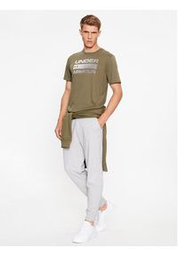 Under Armour T-Shirt Ua Team Issue Wordmark Ss 1329582 Khaki Loose Fit. Kolor: brązowy. Materiał: syntetyk, bawełna #3