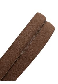 Gino Rossi Pasek Damski BLYL24002-1 Brązowy. Kolor: brązowy. Materiał: zamsz, skóra