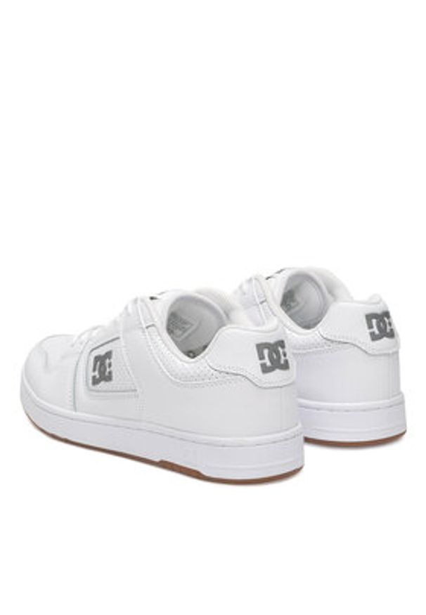DC Shoes Sneakersy MANTECA 4 ADYS100765-HBW Biały. Kolor: biały. Materiał: skóra