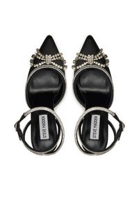 Steve Madden Sandały Vibrantly SM11002575 Czarny. Kolor: czarny. Materiał: materiał #4