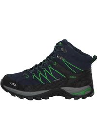 Buty trekkingowe CMP Rigel Waterproof. Kolor: czarny, niebieski, wielokolorowy, zielony. Materiał: tkanina, materiał, skóra, syntetyk, zamsz. Sport: turystyka piesza #2
