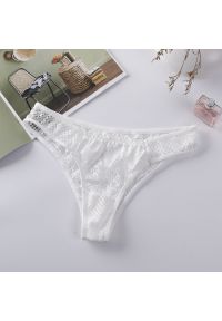Intica - Figi koronkowe klasyczne eleganckie Sumru. Kolor: biały. Materiał: koronka. Wzór: koronka #1
