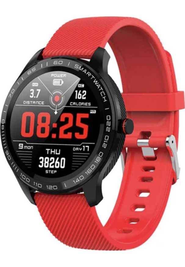 Smartwatch Roneberg RLL9 Czerwony. Rodzaj zegarka: smartwatch. Kolor: czerwony