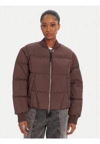 Hugo - HUGO Kurtka przejściowa Federella-1 50540265 Brązowy Relaxed Fit. Kolor: brązowy. Materiał: syntetyk #1