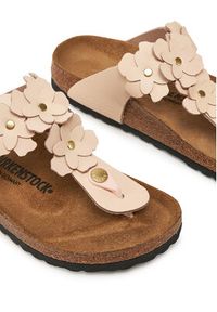Birkenstock Japonki Gizeh Flowers 1029304 Różowy. Kolor: różowy. Materiał: skóra #2