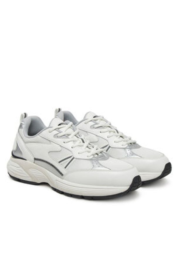 HOFF Sneakersy La Crosse 12511606 Srebrny. Kolor: srebrny. Materiał: zamsz, skóra
