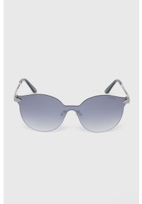 Guess okulary przeciwsłoneczne damskie kolor srebrny. Kolor: srebrny. Wzór: geometria #3