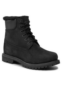 Timberland Trapery 6In Premium Shearling TB0A1U7S0011 Czarny. Kolor: czarny. Materiał: nubuk, skóra