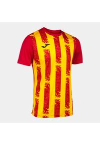 Koszulka treningowa męska Joma Camiseta Manga Corta Inter Iii. Kolor: czerwony, wielokolorowy, żółty. Materiał: poliester. Długość rękawa: krótki rękaw. Długość: krótkie. Sport: piłka nożna