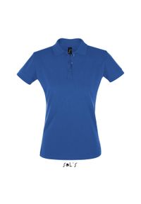 SOL'S - Damska koszulka polo Sol's Perfect. Typ kołnierza: polo. Kolor: niebieski #1