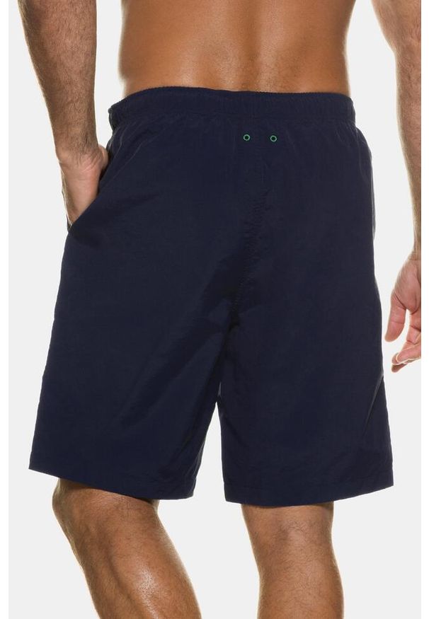 JAY-PI - Męskie Kąpielówki moda plażowa elastyczny pas do rozm. 8XL. Kolekcja: plus size. Kolor: niebieski. Materiał: poliester, materiał, poliamid. Długość: do kolan