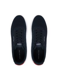 TOMMY HILFIGER - Tommy Hilfiger Sneakersy Lightweight Runner Mix FM0FM05755 Granatowy. Kolor: niebieski. Materiał: materiał #5
