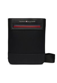 TOMMY HILFIGER - Tommy Hilfiger Saszetka Th Foundation Mini Crossover AM0AM14157 Czarny. Kolor: czarny. Materiał: skóra #5