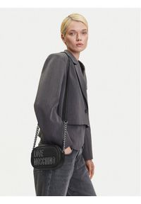 Love Moschino - LOVE MOSCHINO Torebka JC4026PP1MKD000B Czarny. Kolor: czarny. Materiał: skórzane #1