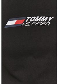TOMMY HILFIGER - Tommy Hilfiger - Bluza. Okazja: na co dzień. Kolor: czarny. Materiał: materiał, dzianina, włókno. Wzór: nadruk. Styl: casual #3
