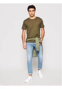 Levi's® T-Shirt Original Housemark 56605-0021 Zielony Standard Fit. Kolor: zielony. Materiał: bawełna #3