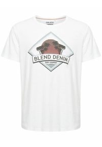 Blend T-Shirt 20715306 Biały Regular Fit. Kolor: biały. Materiał: bawełna