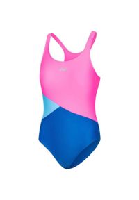Strój jednoczęściowy pływacki dla dzieci Aqua Speed Pola. Kolor: wielokolorowy, różowy, niebieski