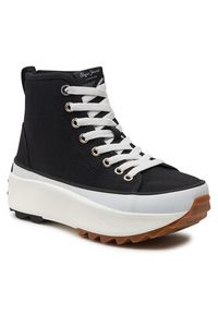 Pepe Jeans Sneakersy PLS31520 Czarny. Kolor: czarny. Materiał: materiał #6