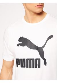 Puma T-Shirt Classics Logo 530088 Biały Regular Fit. Kolor: biały. Materiał: bawełna
