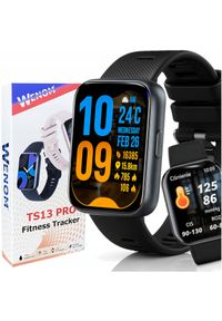 Wenom - Smartwatch męski / damski - rozmowy, sport, zdrowie, IP68, Tętno Ciśnienie. Rodzaj zegarka: smartwatch. Styl: sportowy