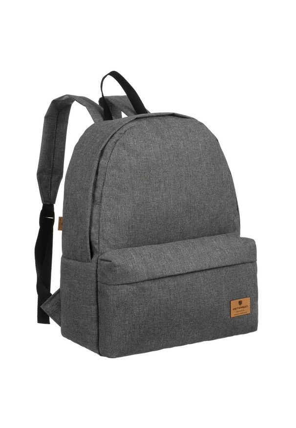 Plecak sportowy Peterson PTN BULKA szary. Kolor: szary. Materiał: materiał. Styl: sportowy