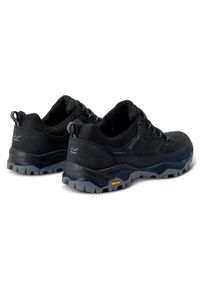 Regatta - Buty męskie trekkingowe niskie z membraną Blake Vibram. Kolor: czarny. Materiał: skóra, syntetyk. Szerokość cholewki: normalna #2