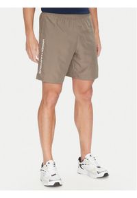Under Armour Szorty sportowe Ua Woven Wdmk Shorts 1383356 Zielony Regular Fit. Kolor: zielony. Materiał: syntetyk