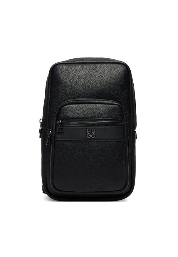 Hugo - HUGO Plecak Quantic 50547451 Czarny. Kolor: czarny. Materiał: skóra