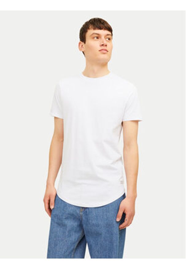 Jack & Jones - Jack&Jones Komplet 7 t-shirtów Noa 12195439 Kolorowy Long Line Fit. Materiał: bawełna. Wzór: kolorowy