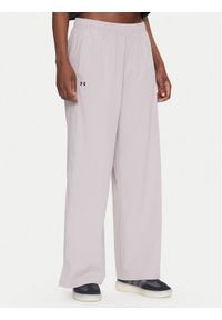 Under Armour Spodnie dresowe Rival 1386453 Szary Wide Leg. Kolor: szary. Materiał: syntetyk #1