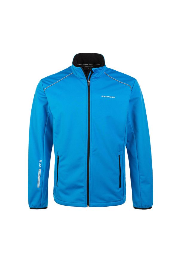 ENDURANCE - Kurtka do narciarstwa biegowego męska Endurance Naval XCS. Kolor: niebieski. Materiał: softshell. Sport: narciarstwo