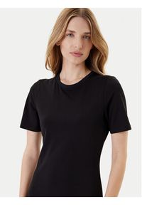 DKNY Sukienka codzienna P5GDFCNA Czarny Regular Fit. Okazja: na co dzień. Kolor: czarny. Materiał: syntetyk. Typ sukienki: proste. Styl: casual