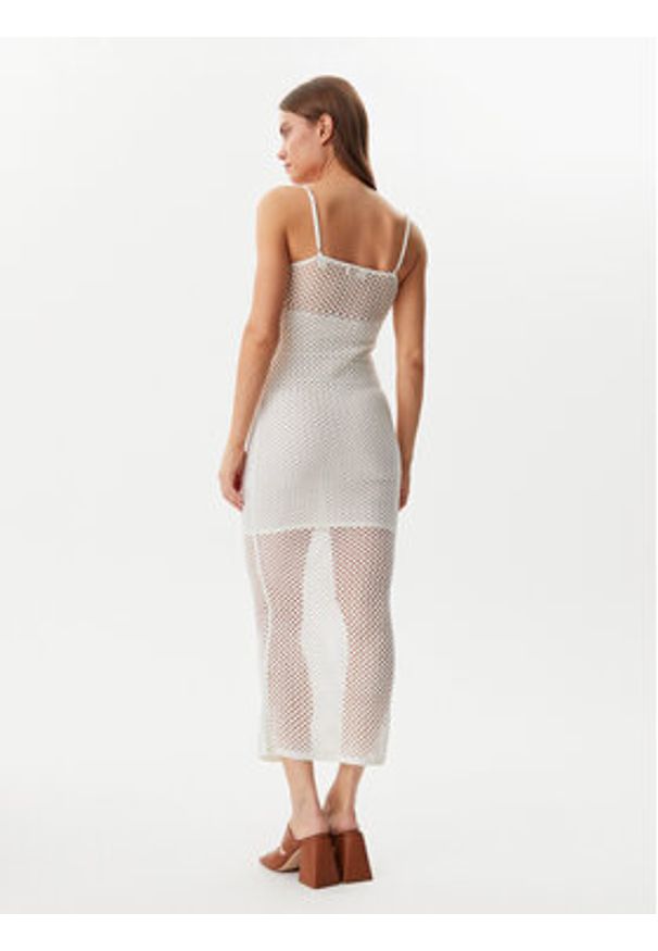 Guess Sukienka letnia E5GK07 Z3N30 Biały Regular Fit. Kolor: biały. Materiał: syntetyk. Sezon: lato