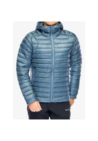 Kurtka puchowa męska Montane Anti-Freeze Hoodie. Kolor: niebieski. Materiał: puch