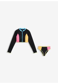 bonprix - Bikini z długim rękawem (komplet 2-cz.). Kolor: czarny #2